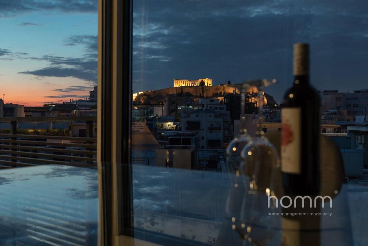 59M² Homm Loft- Penthouse With Acropolis View,2Ppl Appartement Athene Buitenkant foto