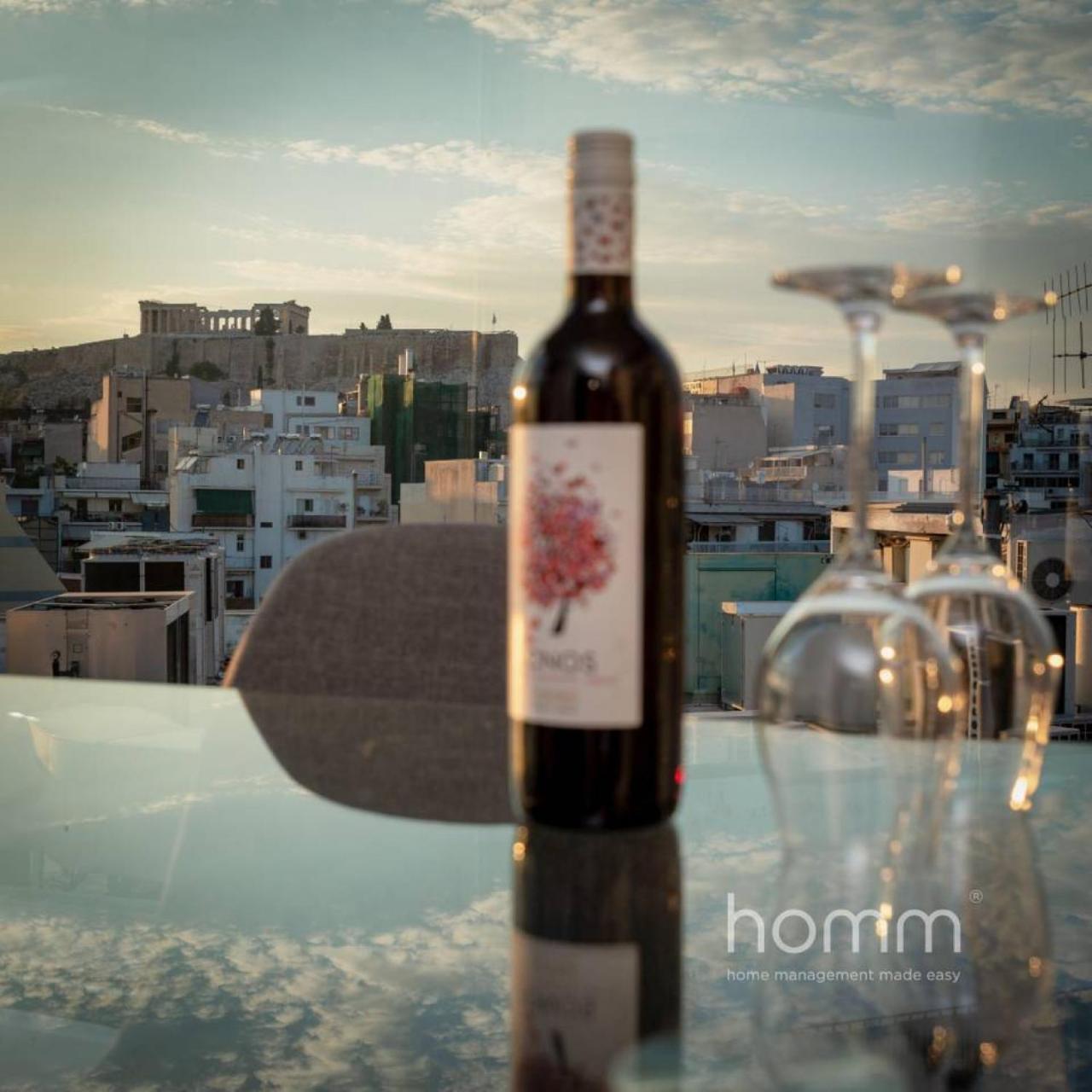 59M² Homm Loft- Penthouse With Acropolis View,2Ppl Appartement Athene Buitenkant foto