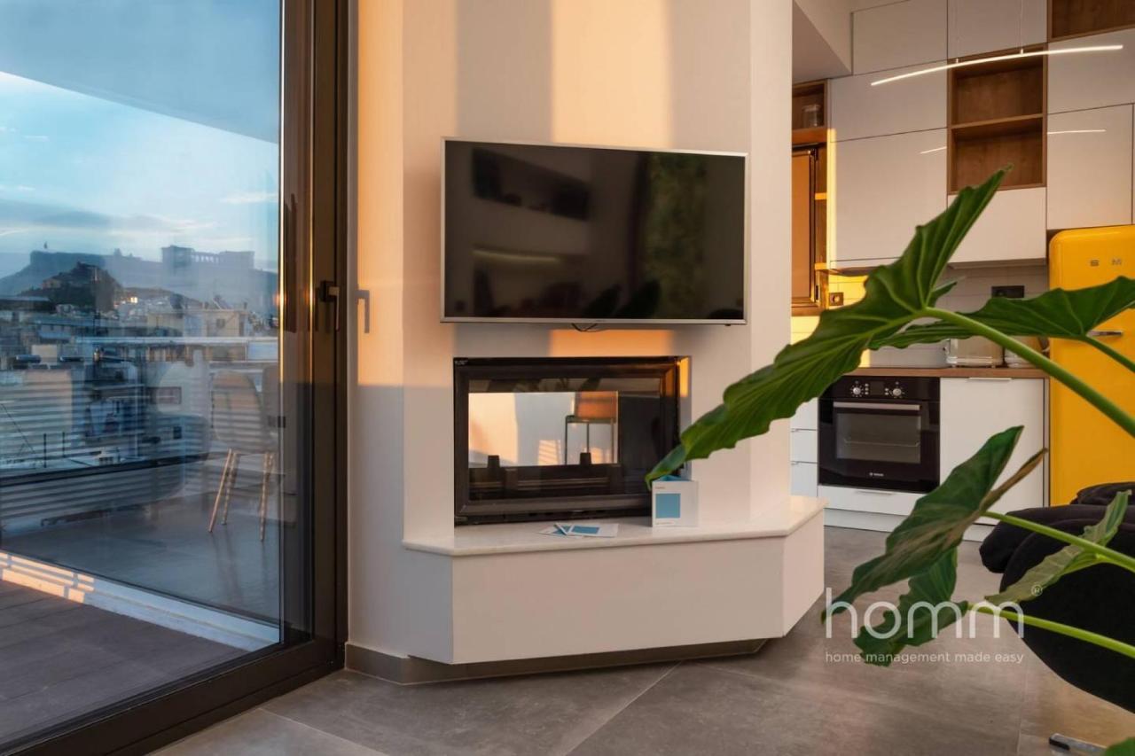 59M² Homm Loft- Penthouse With Acropolis View,2Ppl Appartement Athene Buitenkant foto