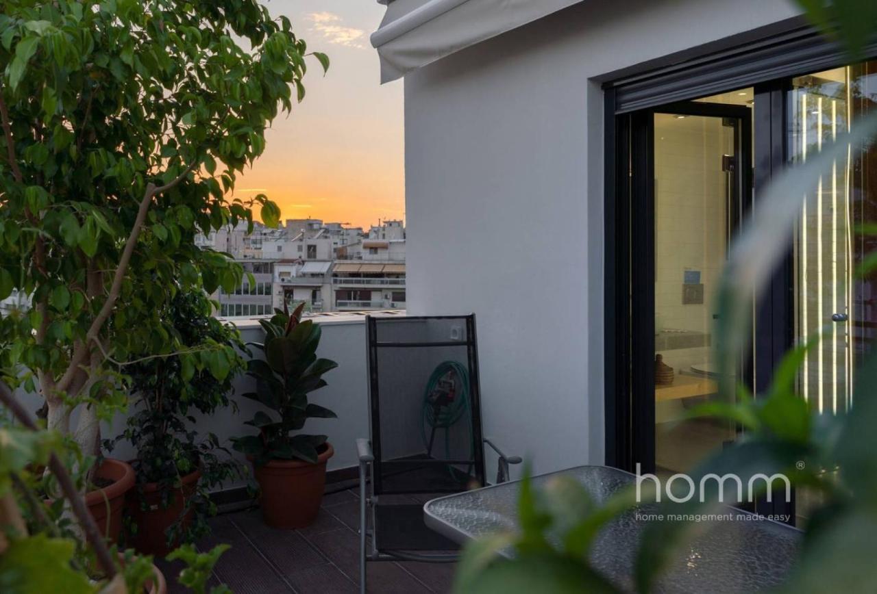 59M² Homm Loft- Penthouse With Acropolis View,2Ppl Appartement Athene Buitenkant foto